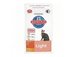 Imagen del producto Hills Science plan light dry food for adulto cats (pollo) 10kg